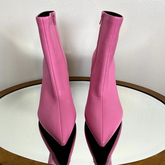 Jeffrey Campbell Bubblegum Pink Stiletto Boots - Picture 3 of 8